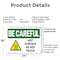 Signmission Hot Surface Sign, 18 in H x 24 in W, Plastic, Hot Surface Do Not Touch OS-2PACK-BC-P-1824-L-10030 - alternate 7